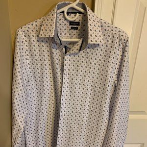 Rosso Milano Italy White Dress Shirt - Size Medium / 15.5